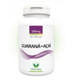 Açaí + Guaraná 500 mg capsules x 60