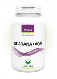 Açaí + Guaraná 500 mg capsules x 60